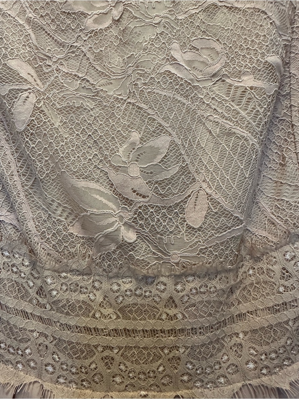 Addition Elle Blush Lace & Pleated Midi Dress - Picture 3 of 6